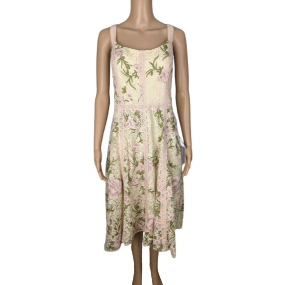 Dress the Population Carmen Floral Lace Dress XL